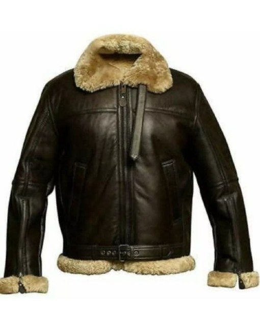 Men's Genuine Leather Shearling Jacket | Shop Now - Bioleathers.com