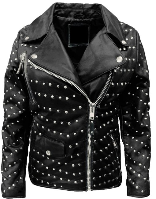 Stylish Studded Leather Jacket | Shop Women Jackets Now - Bioleathers