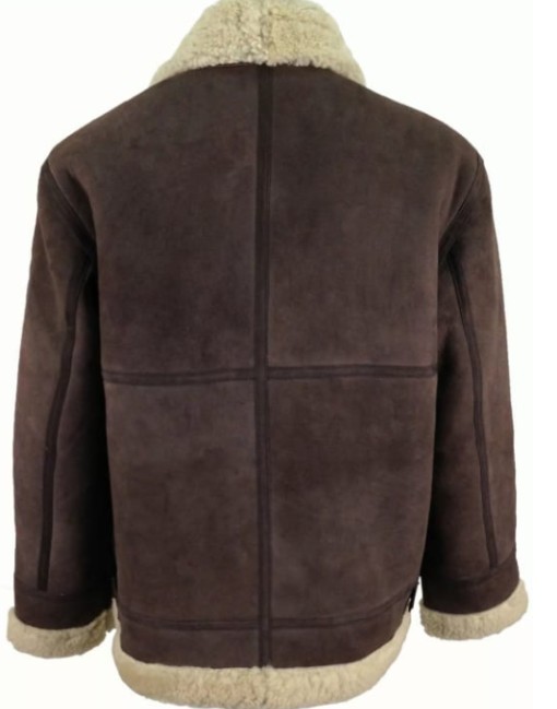 Men’s Aviator B3 Shearling Suede Leather Jacket | Shop Now - Bioleathers