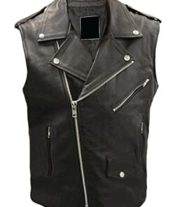 Biker Leather vest