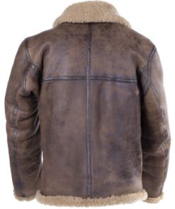 brown b3 leather jacket