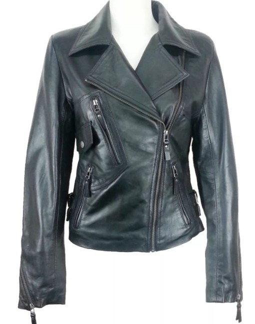 Womens Lambskin Genuine Leather Jacket | Shop Now - Bioleathers.com