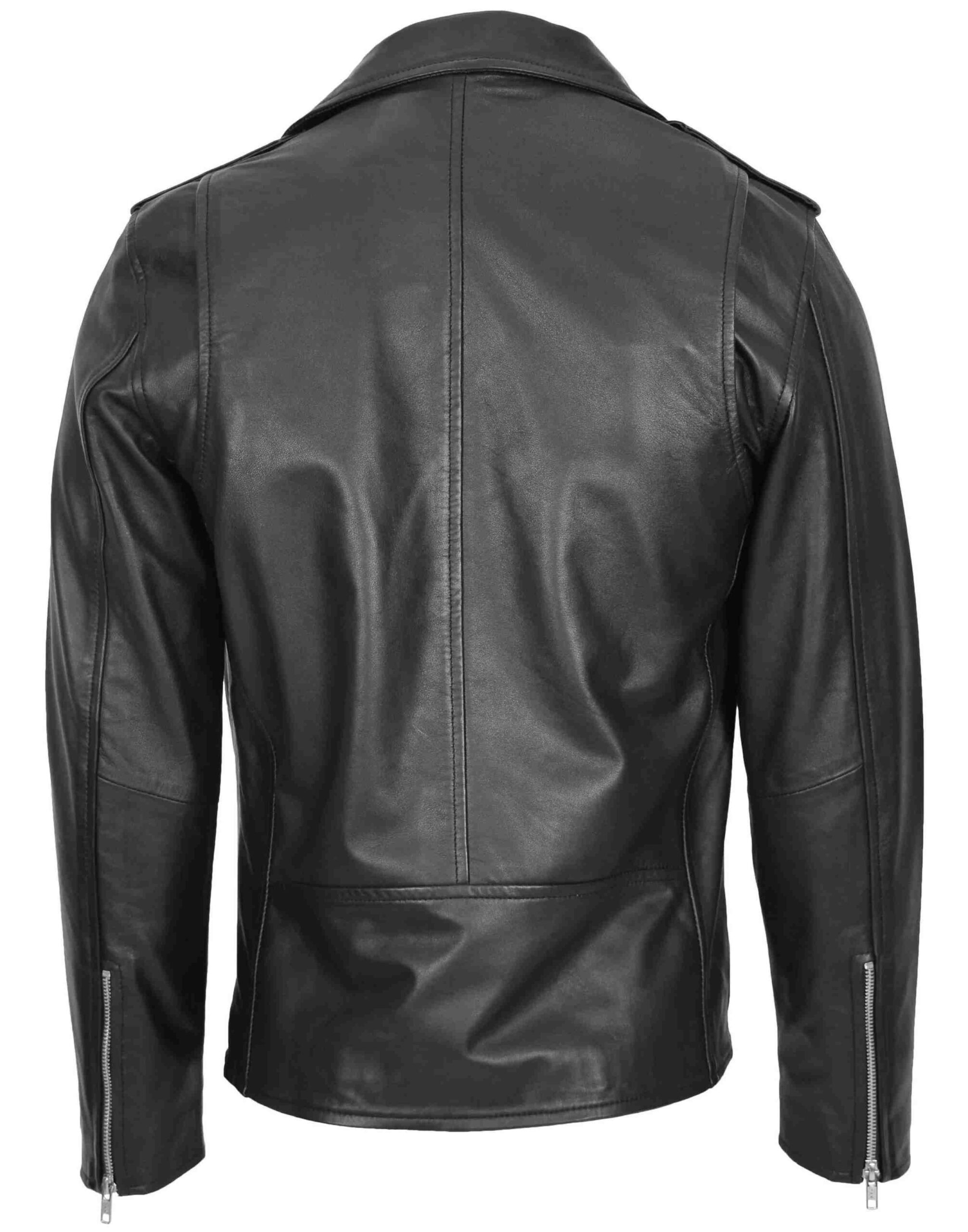 Shiny Studded Rockera Leather Jacket | Delivering Worldwide | Bioleathers