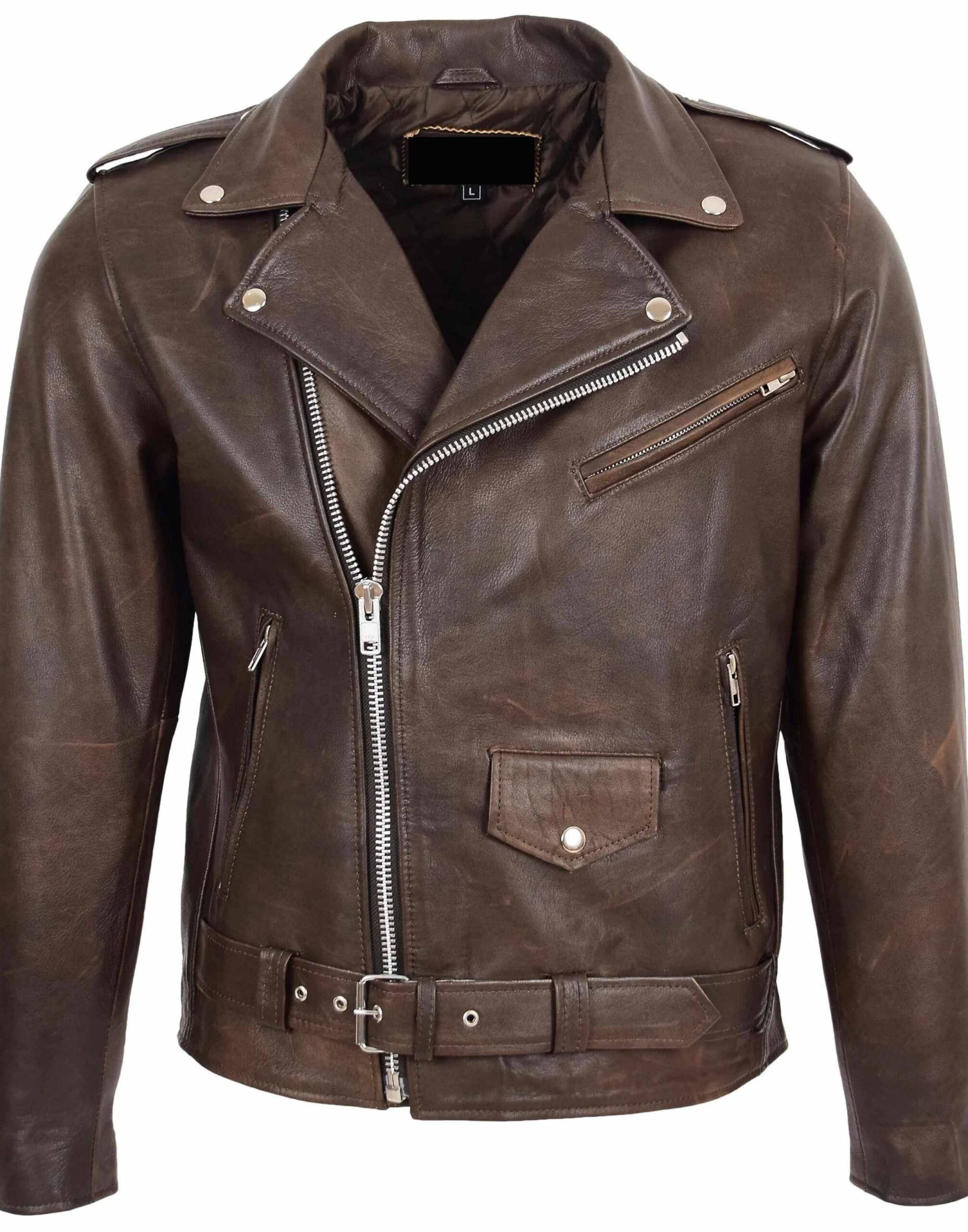 Mens Rockera Cow-Hide Leather Jacket | Shop Online Now - Bioleathers