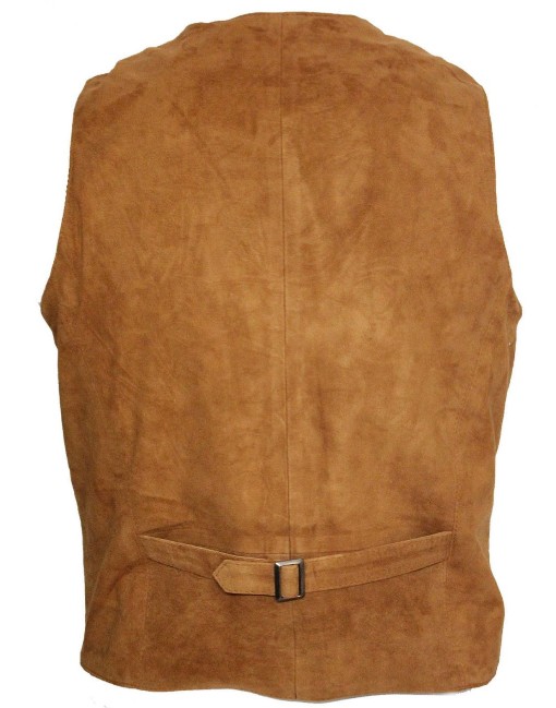 Suede Leather Waistcoat