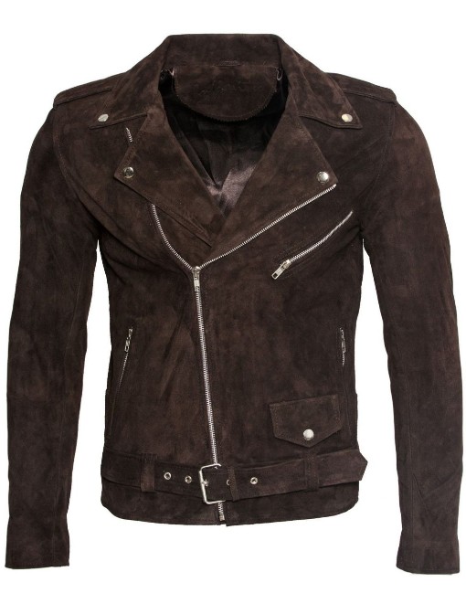 Smooth Perfecto Genuine Suede Leather Jacket | Men Jacket - Bioleathers