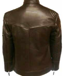 Brown biker jacket