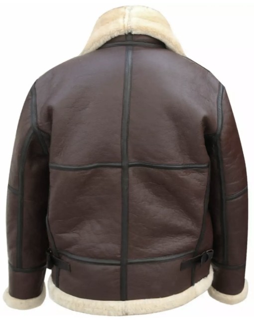 brown winter jacket