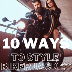 10 ways to style biker Leather Jacket