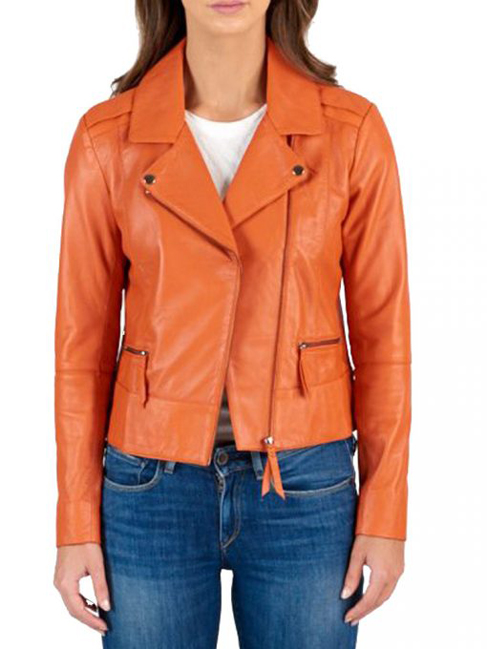 asymmetrical-orange-motorcycle-jacket